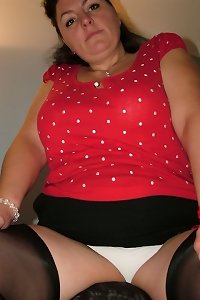 a sexy blondie in fantastic tights and rosebutt