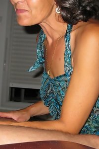 a splendid nymph in lingerie with a big huge penis